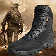 Tactical Military Trekking Boots Man Camping Climbing Sports Hunting Black Army Shoes Mens Hiking Outdoor Sneakers Shoe Men 2024 - buy cheap