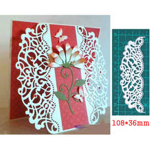 New Design Wedding Invitation Lace Metal Cutting Dies For Stamps Scrapbooking Stencils DIY Paper Album Card Decor Embossing 2020 2024 - buy cheap