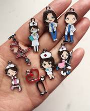 100 Pcs  Doctor nurse  Charm Pendants DIY Jewelry Making Accessories T-521 2024 - buy cheap