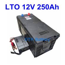 LTO 12V 250AH lithium titanate Battery Pack for electric vehicles EV RV car Boat marine Solar panel power storge + 20A charger 2024 - buy cheap