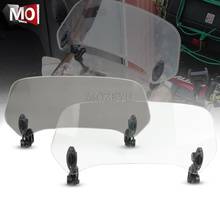 Motorcycle Windshield Extension Spoiler Windscreen Air Deflector For Aprilia RSV 1000 Mille 4V R RS4 125 ATLANTIC 500 460 2024 - buy cheap