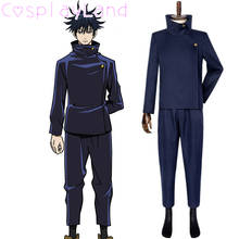 Jujutsu Kaisen Fushiguro Megumi Cosplay Costume Halloween Costumes Men Outfit School Uniform Anime Suit Top Pants 2024 - buy cheap