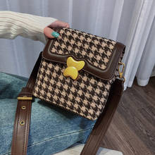 Bolsa de ombro feminina retro de couro, bolsa transversal de couro pu da moda para mulheres bolsa de mão 2024 - compre barato