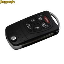 Jingyuqin for Chrysler Town Country for Dodge Grand Caravan For Jeep Flip Folding 6 Buttons Flip folding Remote Key Case Shell 2024 - buy cheap