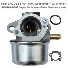 Carburador com junta, adequado para o motor de substituição do equipamento brigs & stratton 799868, 498254, 497347, 497314, 498170 e 694202 2024 - compre barato