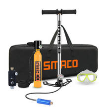 SMACO 0.5L Scuba Diving Tank Equipment Oxygen Tank Cylinder Set Hand Pump for Snorkeling Breath Scuba Diving Equipment 2024 - buy cheap