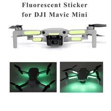Mavic Mini светящаяся наклейка флуоресцентный патч Ночной светильник флуоресцентная наклейка наклейки для DJI Mavic Mini Drone аксессуары 2024 - купить недорого