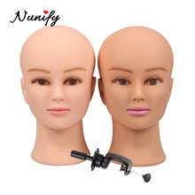 Nunify Bald Mannequin Head Female Mannequin Head For Wig Making Hat Display Cosmetology Manikin Head For Makeup Practice 2024 - buy cheap