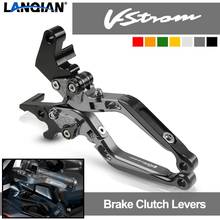 Para suzuki V-STROM 1050 xt vstrom 1050 1050xt 2020 2021 motocicleta de alumínio ajustável folding embreagem do freio alavancas acessórios 2024 - compre barato