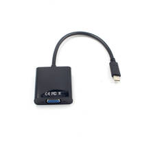 Преобразователь USB 3. 0 Type-C в VGA, USB HD-адаптер для видео, кабель типа C в VAG, черный 2024 - купить недорого