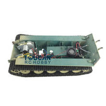 1/16 escala heng tank king tiger 3888a chassis com rodas de trilhos de plástico 2024 - compre barato