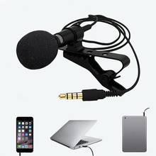 Microphone Flexible Easy to Use Metal Hands Free Lapel Mic for Podcast микрофон 2024 - buy cheap