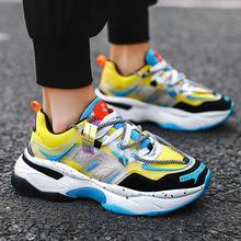 Plus Size Outdoor Massive Sneakers Men Sports Shoes Sport Men Running Yellow Blue Summer Footwear Sneakeres Child Trainers B-776 2024 - buy cheap