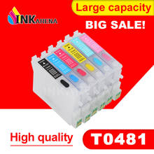 Cartucho de tinta para impresora Epson t0481-t0486, tinta Stylus Photo R200, R220, R300, R300M, R320, R340, RX500, RX600, RX620, RX640 2024 - compra barato