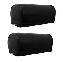 Stretch PU Leather Armrest Covers Anti-Slip Waterproof Furniture Arm Protector 2024 - buy cheap