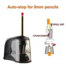 Electric Pencil Sharpener Best Heavy Duty Helical Steel Blade for Artists Kids Adults Colored Pencils 2024 - buy cheap