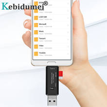 Kebidumei Multi in 1 Type-C Card Reader USB 3.0 SD Card Reader Micro USB OTG Flash Drive Adapter TF Card Reader 2024 - buy cheap