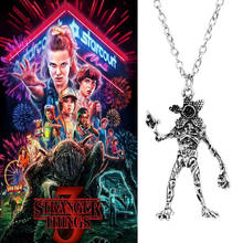 Stranger Things Monster Necklace Horror Figure Pendant Necklace Chain Nightmare ColarHip Hop Accessories Women Men Gifts 2024 - buy cheap