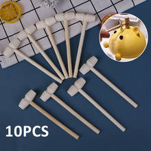 New 10pcs Mini Wooden Hammer Ball Toy Pounder Replacement Wood Mallets 140*43*19mm for Lobster Crab 2024 - buy cheap