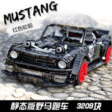 DHL 90068 3209Pcs 1965 Ford Mustang Hoonicorn Racing Car MOC-22970 20102 23009 33003 Building Block Bricks Kid Toys Gift