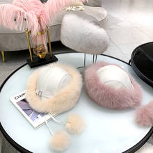 Real Fox Fur Princess Hat Mongolia Hat Unique Craft Fox Fur Ball Design Luxury Winter Warm  Hat Fashion Female Fur Hat 2024 - buy cheap