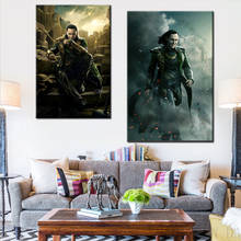 Canvas painting Loki Posters Movie  Prints Large Home Room Cafe Bar Decor Canvas Wall Art Thor Cloth Paintings 2024 - buy cheap