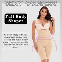 Minifaceminigirl Women Seamless Latex Bodysuit Body Shaper Underbust Slimmer Firm Control Shapewear 2024 - buy cheap