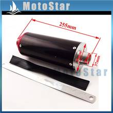 Silenciador de escape de aluminio para motocicleta, 50cc rojo de 28mm para tubo de escape, 70, 90cc, 110cc, 125cc, CRF50, XR50, KLX, SSR, Thumpstar, Lifan, chino, Pit Trail Dirt Bike 2024 - compra barato