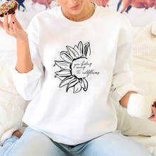 You beame-Sudadera con estampado de Among The Wildflowers para mujer, suéter Unisex de manga larga, de algodón 100%, para primavera y otoño 2024 - compra barato