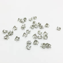 100pcs/Lot Gold Silver Color Connectors Clasps 4*3mm Components Jewelry Findings Accessories 2024 - buy cheap