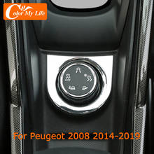 Color My Life ABS más tráfico para adaptar el modo Dial Panel cubierta círculo decorativo para Peugeot 2008 2014 -2019 Accesorios 2024 - compra barato