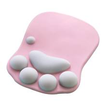 2022 New Cute Cat Paw Mouse Pad Nonslip Silicone Mice Mat PC Computer Wrist Rest Support 2024 - buy cheap