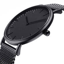 Роскошные мужские и женские часы из нержавеющей стали аналоговые кварцевые наручные часы с браслетом relogio masculino reloj hombre erkek kol saati Q 2022 - купить недорого