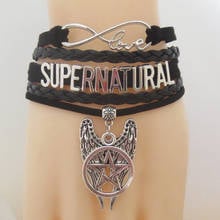 Кожаные браслеты Love Supernatural подарок ювелирной дружбы 2024 - купить недорого