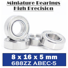 688ZZ Bearing ABEC-5 ( 10 PCS ) 8*16*5 mm Miniature 688Z Mini Ball Bearings 618/8ZZ EMQ Z3 V3 Quality 688 ZZ 2024 - buy cheap