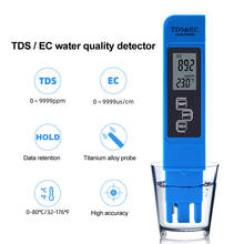 Análise de medição de acidez do solo teste portátil caneta tipo 3 em 1 lcd digital display qualidade da água tds ec tester medidor 2024 - compre barato
