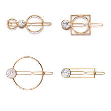 Hot Sale Women Elegant Alloy Geometric Rectangle Hair Clips Barrettes Hairpins Female Hair Styling Accessories H006 2024 - buy cheap
