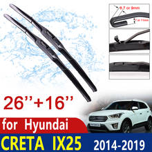 Car Wiper Blade for Hyundai Creta Ix25 2014~2019 2015 2016 2017 Wiper Blade Car Accessories Front Windscreen Windshield Wipers 2024 - compre barato