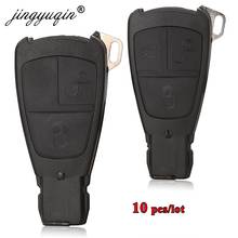 jingyuqin 10pcs Old Model Key Case for Mercedes Benz C180 1998-2004 W202 Remote Control Key Shell 2/3 Button Smart Key Fob Cover 2024 - buy cheap
