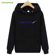 New SpaceX Men's Hoodie Elon Musk Heavy Falcon Hoodies Men Mars starman Tesla Tee Shirt Rocket StarmanX Sweatshirt Tesla Brand 2024 - buy cheap