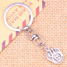 New Fashion Keychain 20x14mm baseball glove Pendants DIY Men Jewelry Car Key Chain Ring Holder Souvenir For Gift 2024 - buy cheap