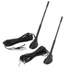 Antena de Radio Digital para coche, accesorio con amplificador para DAB AM/FM, 3 en 1 2024 - compra barato