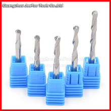 3.175*2.5*12mm Carbide 2 Flute Ball Mill Cutter Tool Wood Carving Bits, CNC Wood Router Bits Set in 3D Relief Milling Carve 2024 - buy cheap