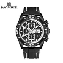 2021 nova naviforce marca de topo masculino relógios quartzo homem silicone esporte cronógrafo masculino à prova dwaterproof água relógio militar relogio masculino 2024 - compre barato