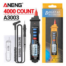 ANENG A3003 Digital Multimeter Pen Professional 4000 Counts Non Contact Smart Meter AC/DC Voltage Resistance Capacitance Tester 2024 - buy cheap
