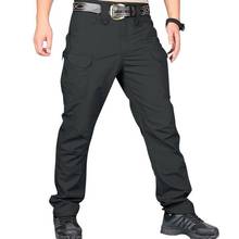 Pantalones Cargo para hombre, pantalón informal con múltiples bolsillos, transpirable, para acampar al aire libre, senderismo, MX8 2024 - compra barato