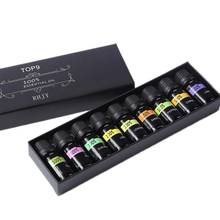 9Pcs/Set Pure Natural Aromatherapy Essential Oils Kit 10ml Humidifier Water-Soluble Fragrance Oil Fresh Air Essential Oil Set 2024 - buy cheap