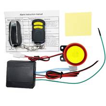 Universial Dual Remote Control Motorcycle Alarm Security System Motorcycle Theft Protection Bike Scooter Motor Alarm System 2024 - buy cheap