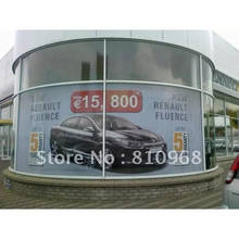 custom print one way vision advertising stickers, perforated window sticker banner, PVC vinyl self-adhesive wall Outdoor sticker 2024 - купить недорого