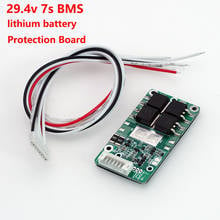 29.4v 7s 15a 20a li-ion 18650 bateria bms pcb placa pcm com equilíbrio circuitos integrados placa para e-bike ebicycle 2024 - compre barato